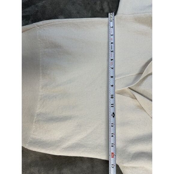 Wilfred Clara Sweater Relaxed merino wool polo sweater Ivory 2XS - Picture 10 of 14